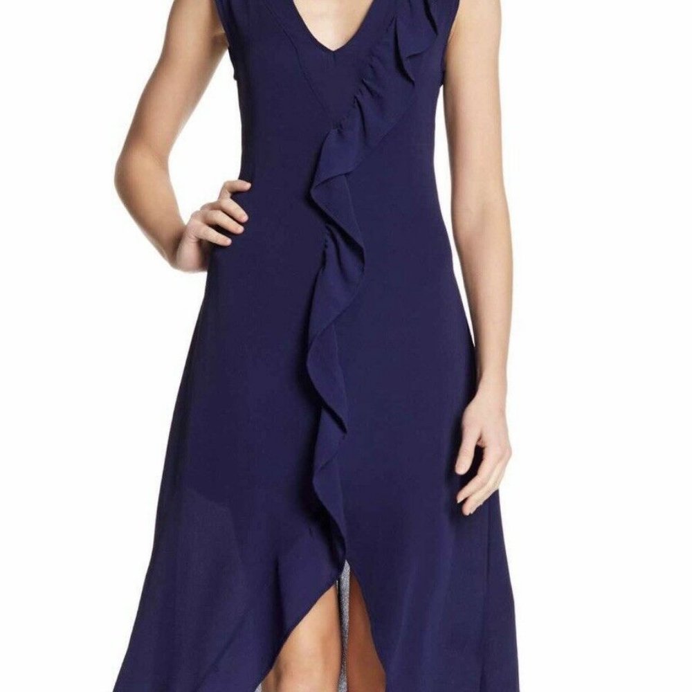 Spirit of Grace Crepe Dress  XL Blue Sleeveless